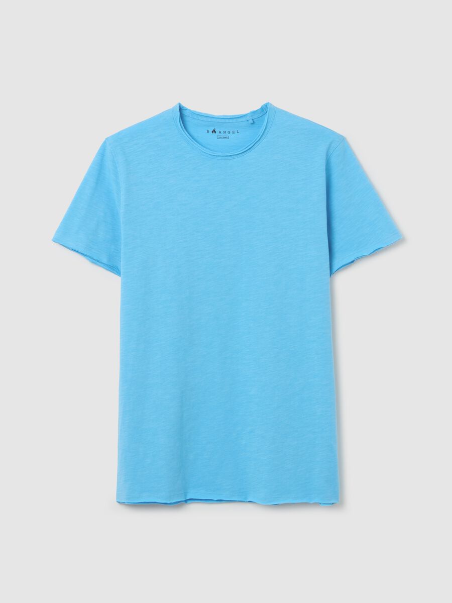 Cotton T-shirt with round neck_4