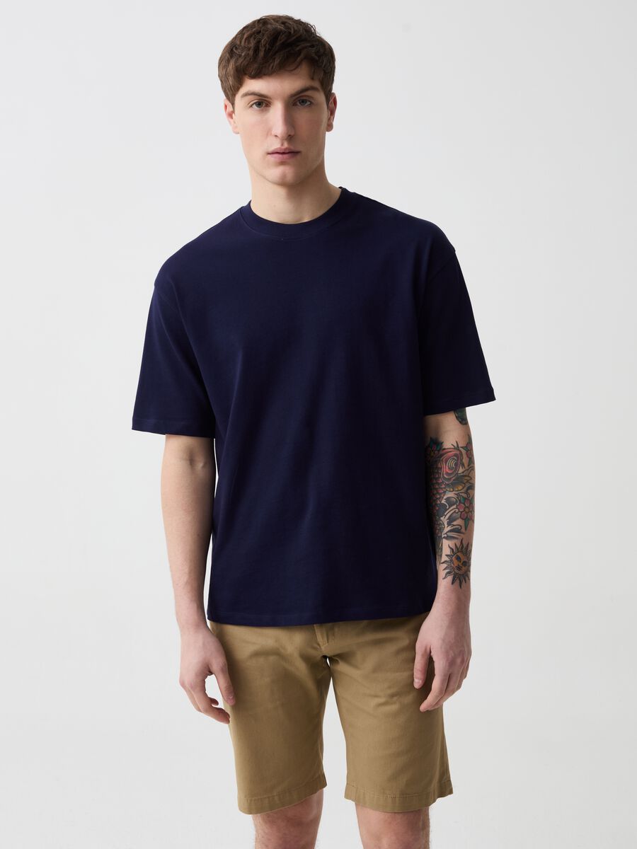 Chino Bermuda shorts in cotton_0