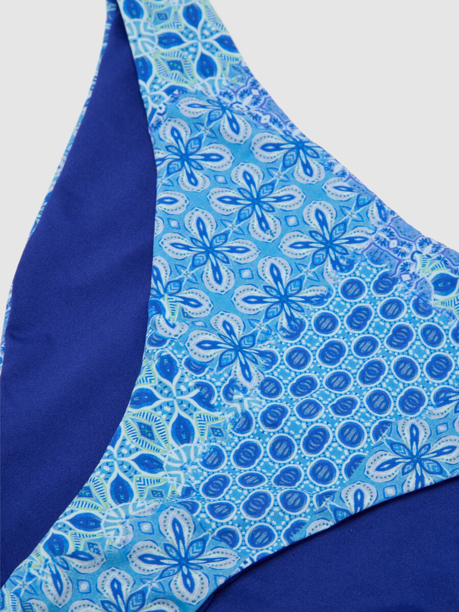 Ladies' stretch blend blue bikini_5