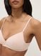 Reggiseno imbottito in cotone elasticizzato rosa_3