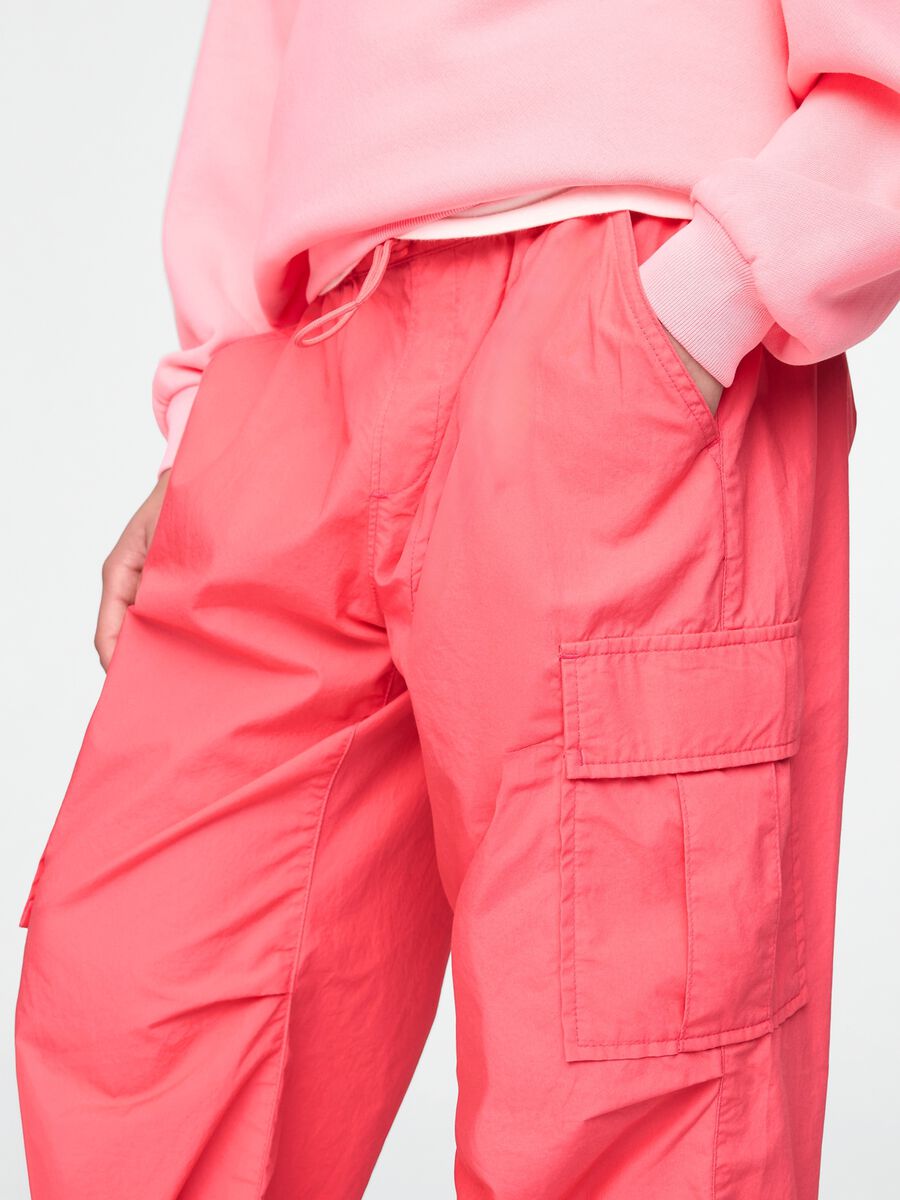 Parachute joggers with drawstring_3