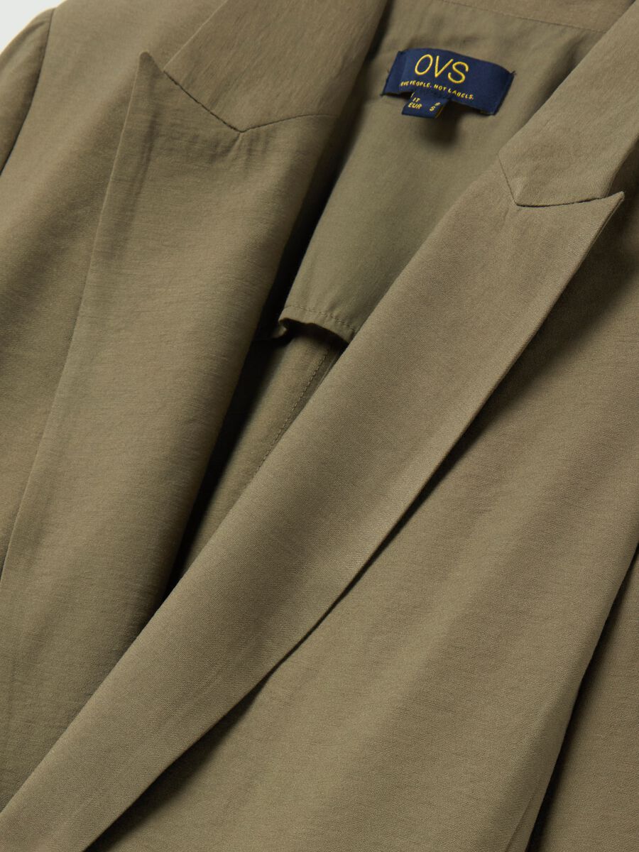 Open blazer in crêpe_5