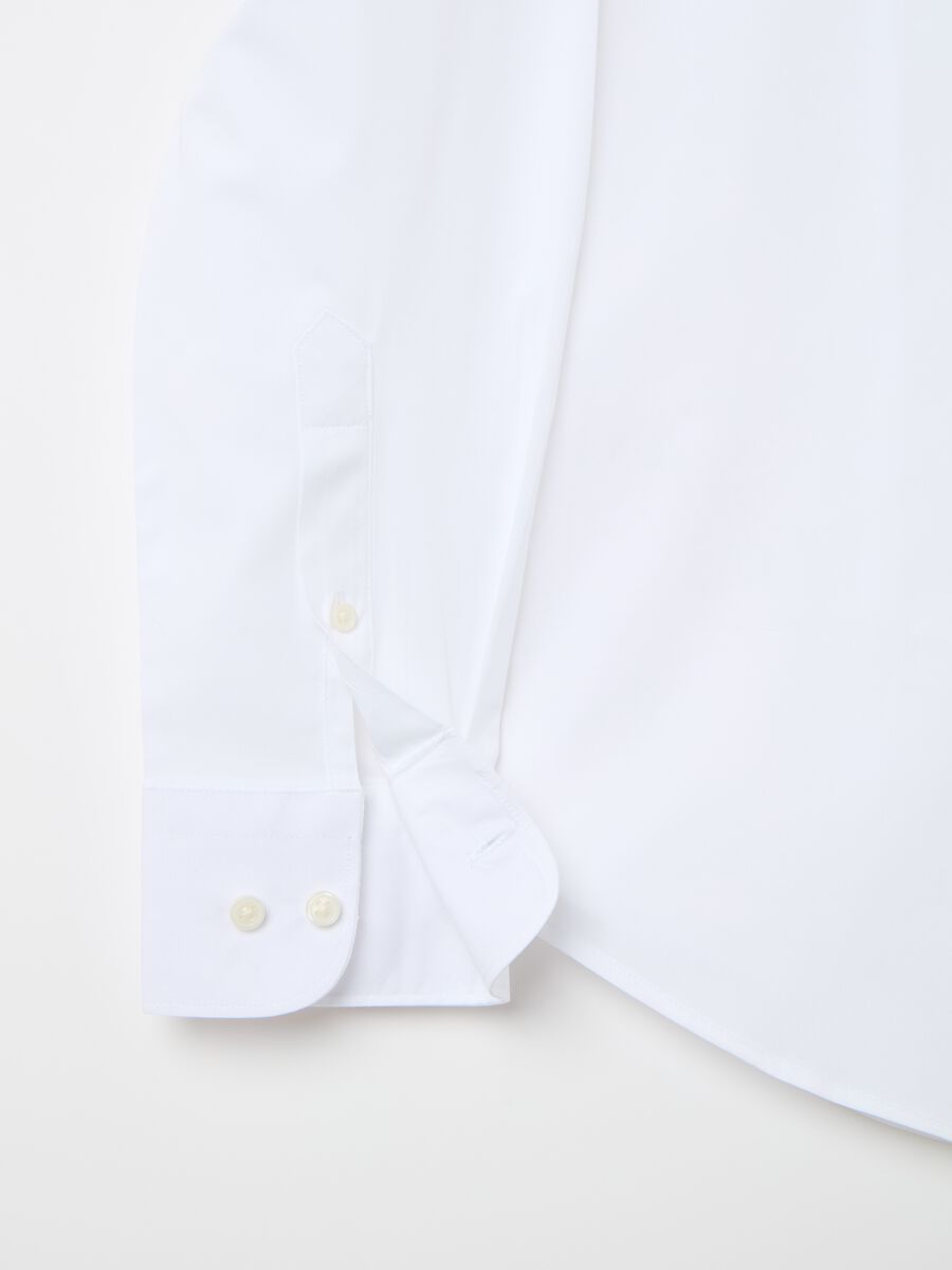 Camicia slim fit in cotone stretch_5
