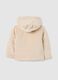 Baby padded jacket in beige cotton blend regular fit_1