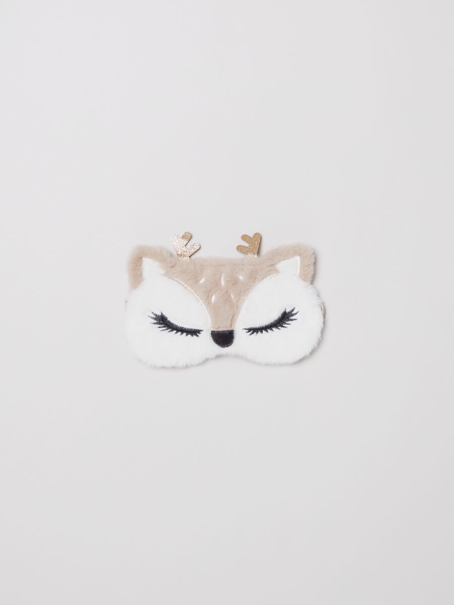 Mascherina da notte cerbiatto glitter_0