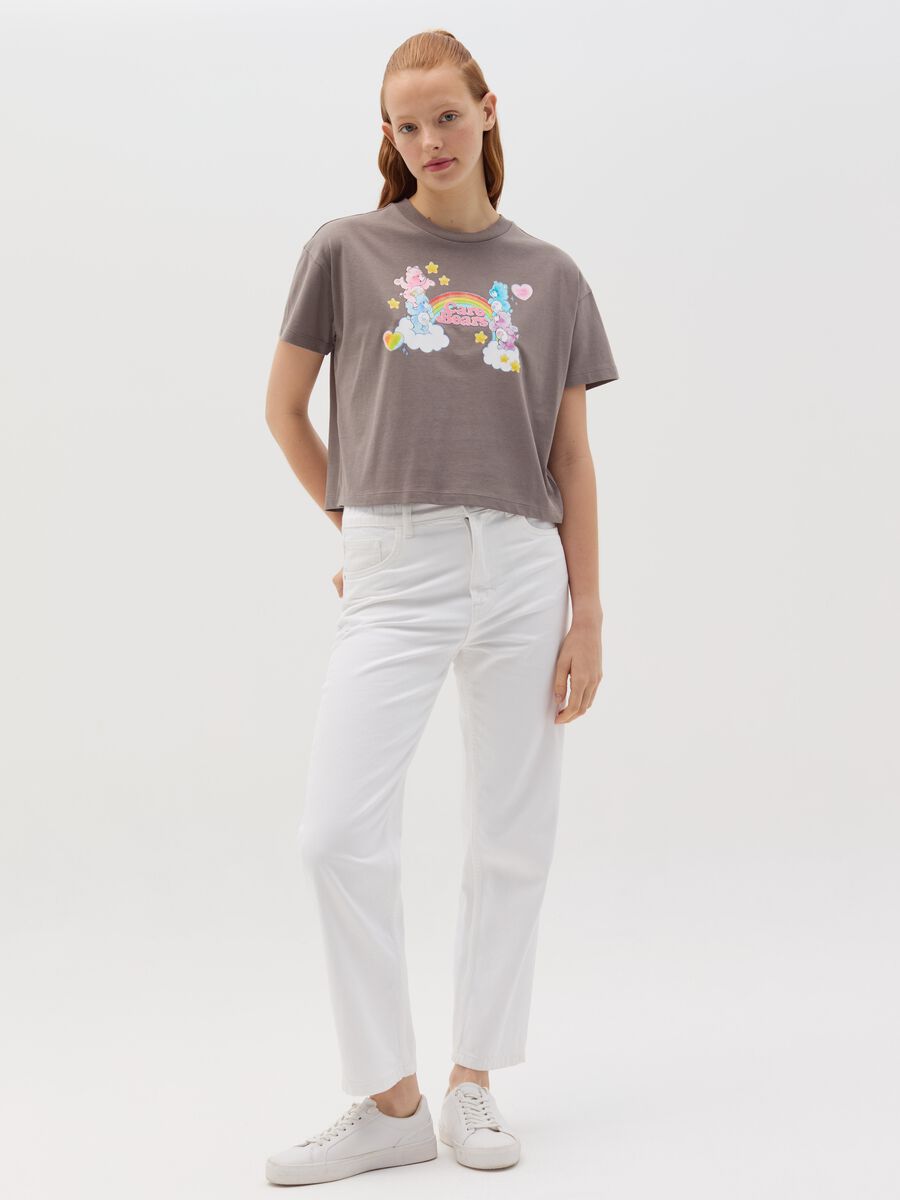 Cropped T-shirt with "Care Bears” print_1