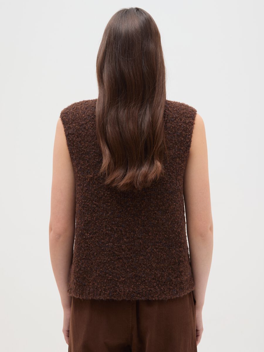 Brown Regular Fit Gilet_2