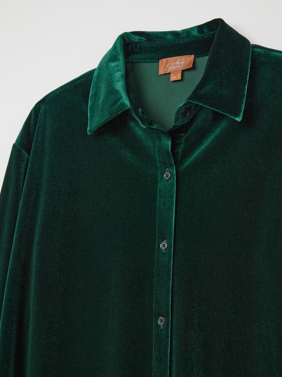 Maternity shirt in velvet_5
