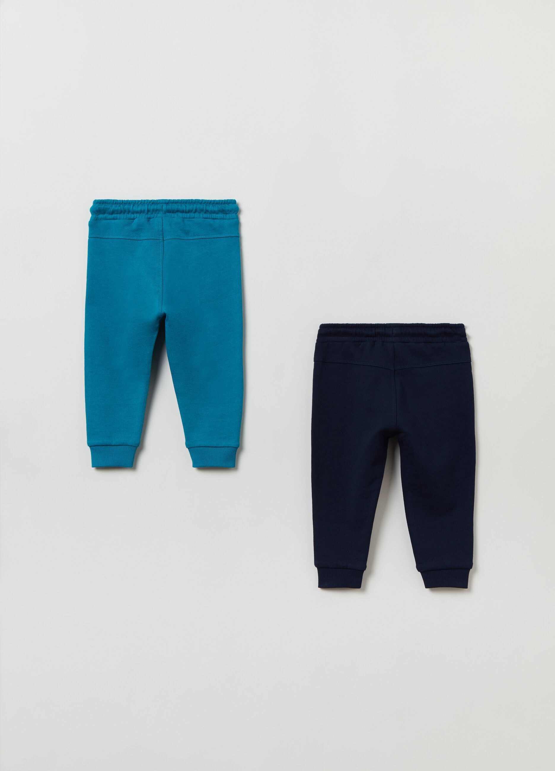 Bipack joggers in felpa con coulisse_2