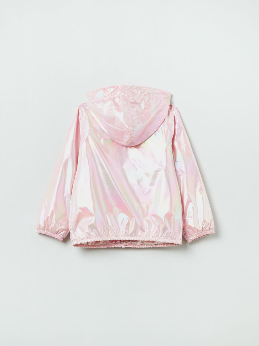 Giacca impermeabile shiny con cappuccio_1