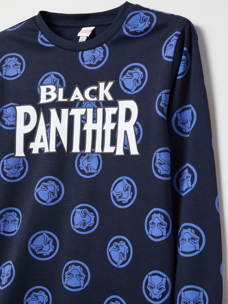 Pigiama in cotone con stampa Black Panther_2