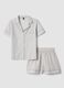 Regular-fit pure cotton grey pyjamas_4