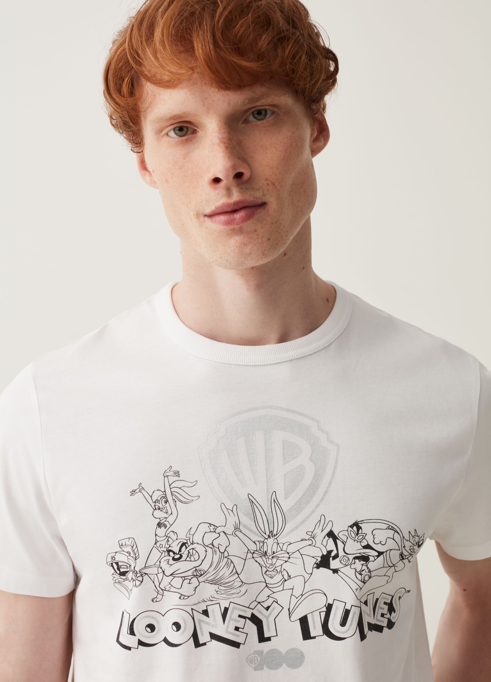 T-shirt in cotone 100° Anniversario_0