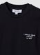 Black relaxed-fit pure cotton T-shirt with embroidered slogan_6