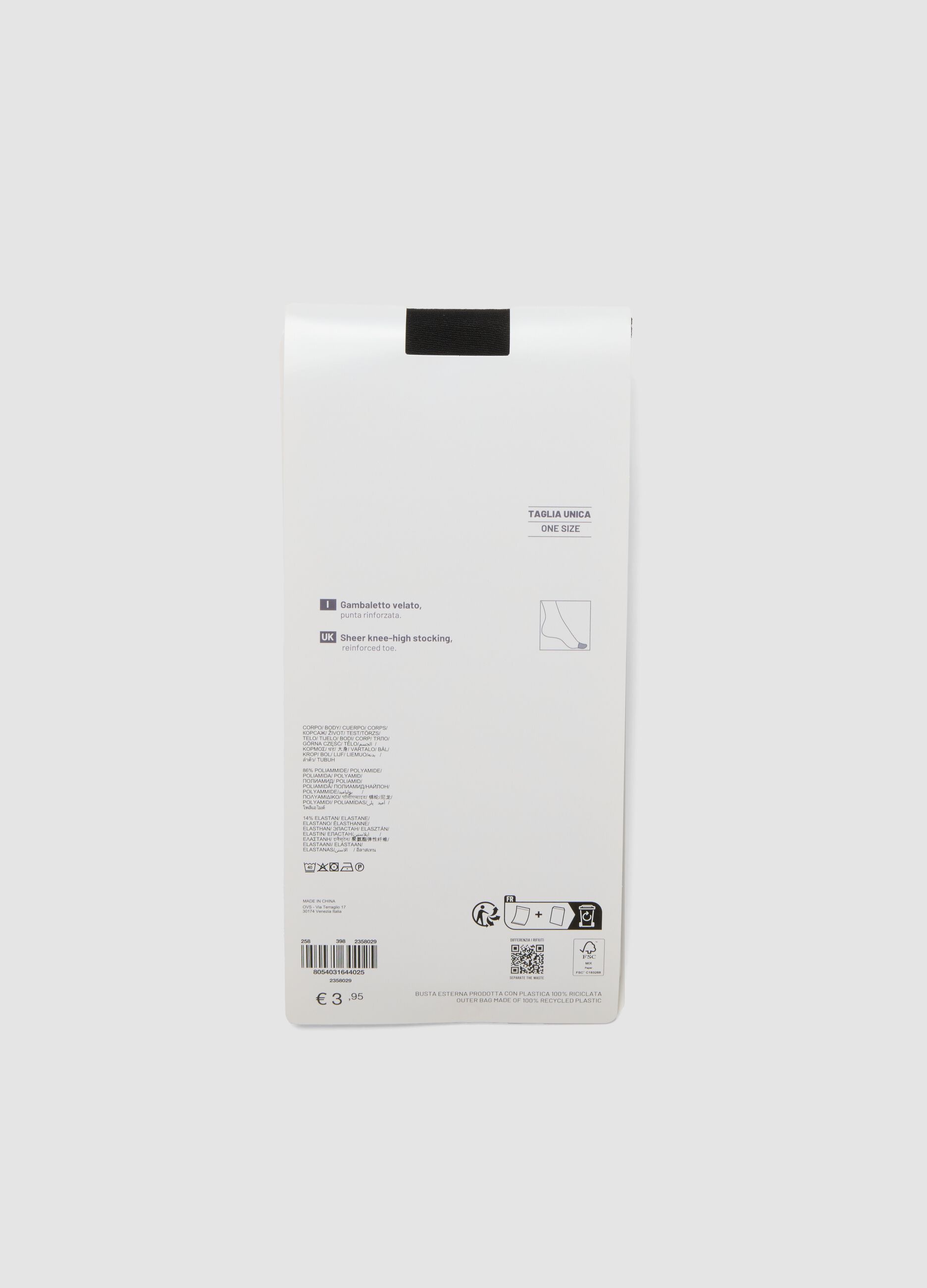 2-pack of black invisible liner socks in stretch fabric