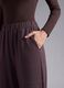 Brown stretch viscose joggers_4