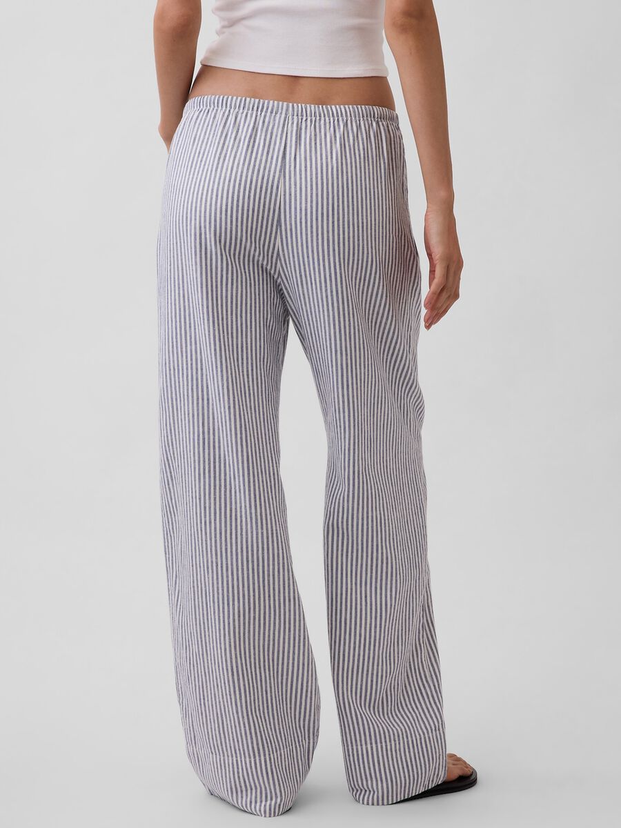 Striped linen-blend trousers_2