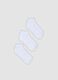 3-pack of white organic cotton-blend ankle sports socks_0