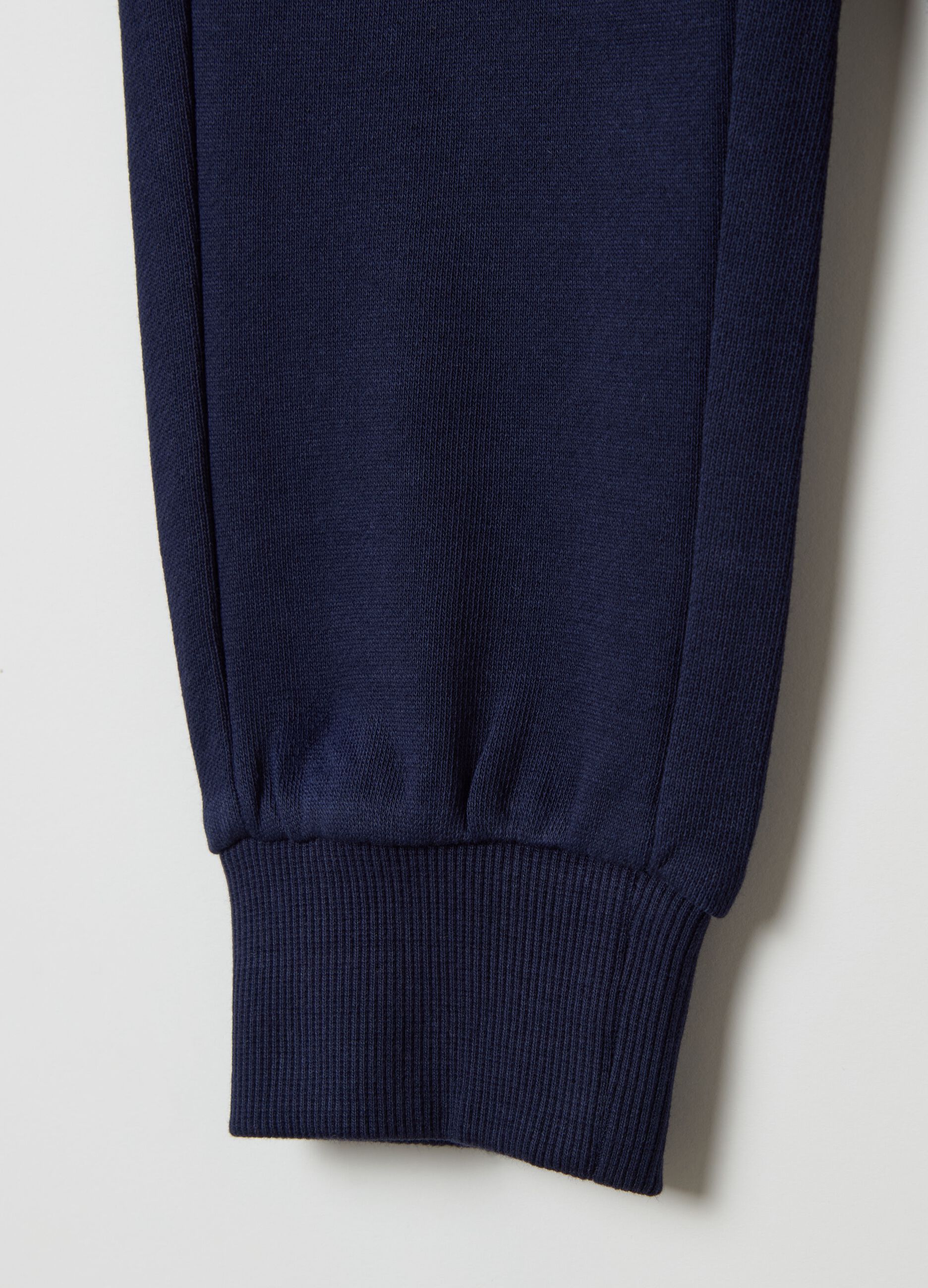 Cotton joggers with drawstring