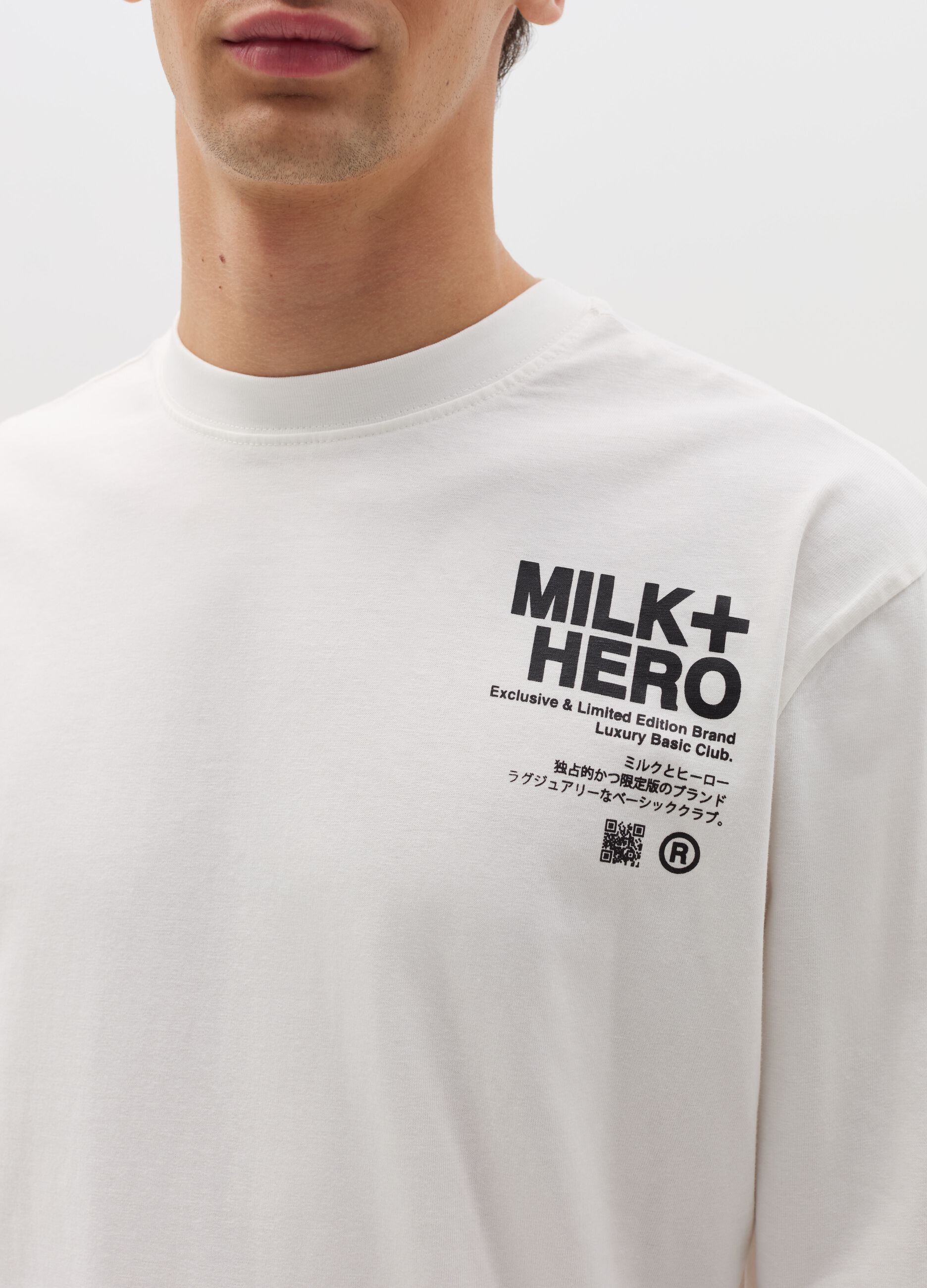 Long-sleeved T-shirt with print