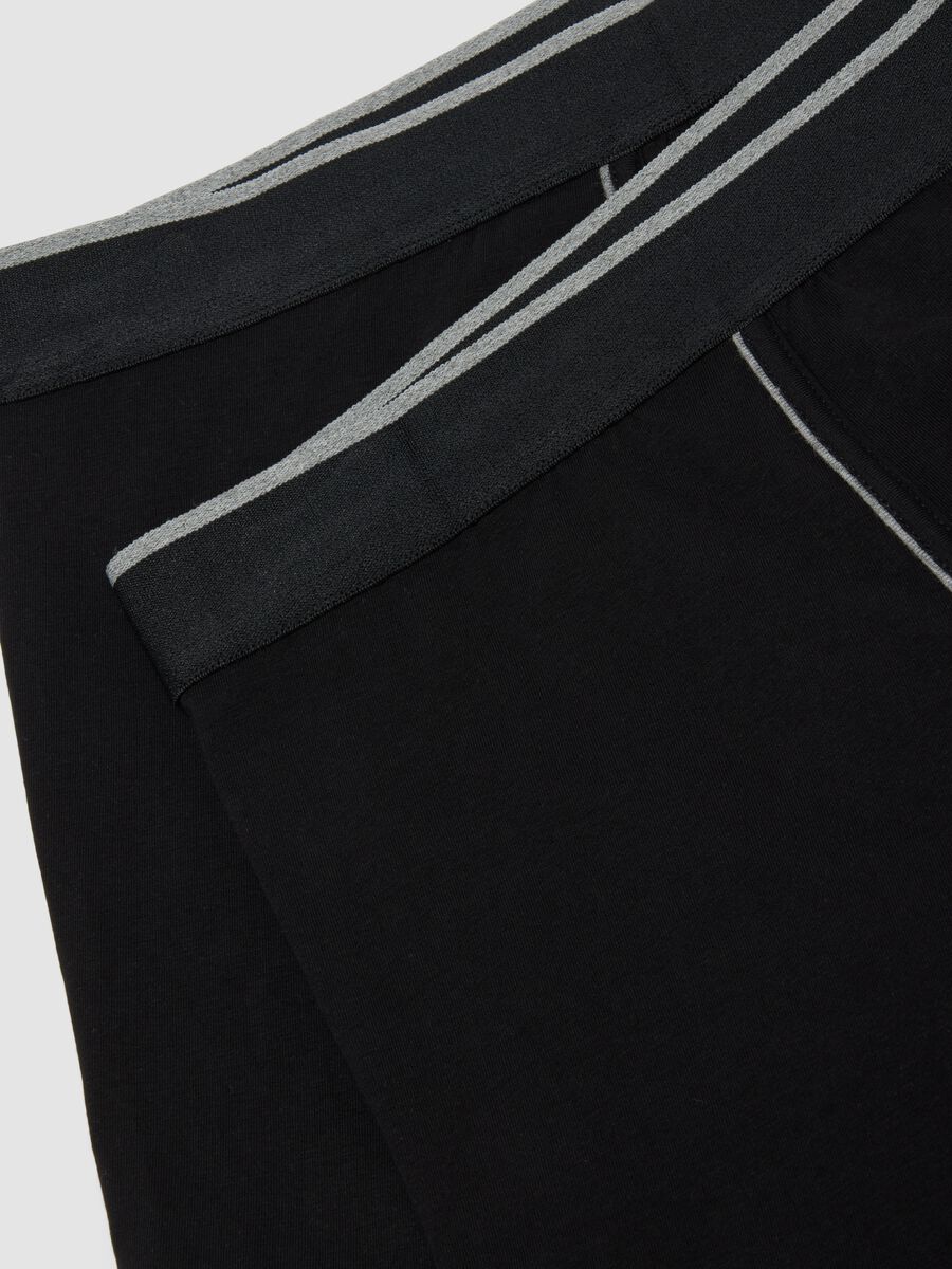 2-pack of black stretch Supima cotton boxer shorts_5
