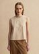 Beige cotton-blend tank top_2