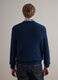 Long sleeve blue pure cotton pullover regular fit_3