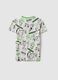 Children's multicoloured pure cotton t-shirt regular fit with print_1