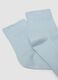 Blue stretch cotton socks_1