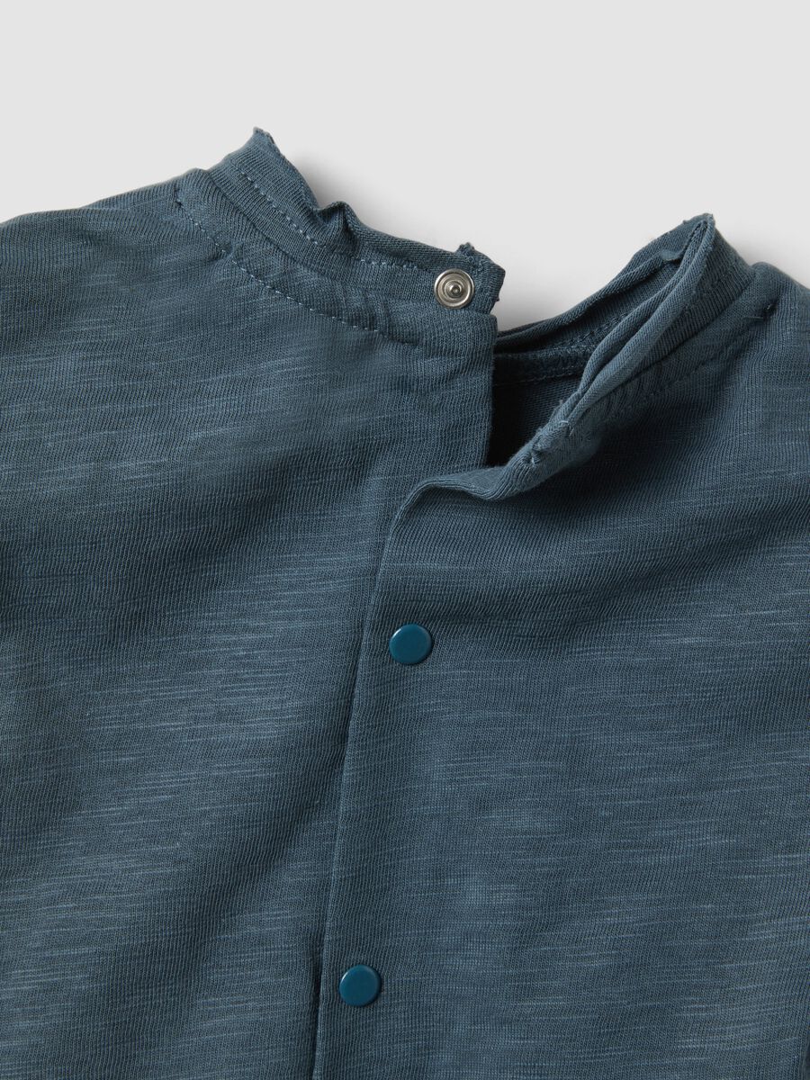 Set in puro cotone blu per neonato_2