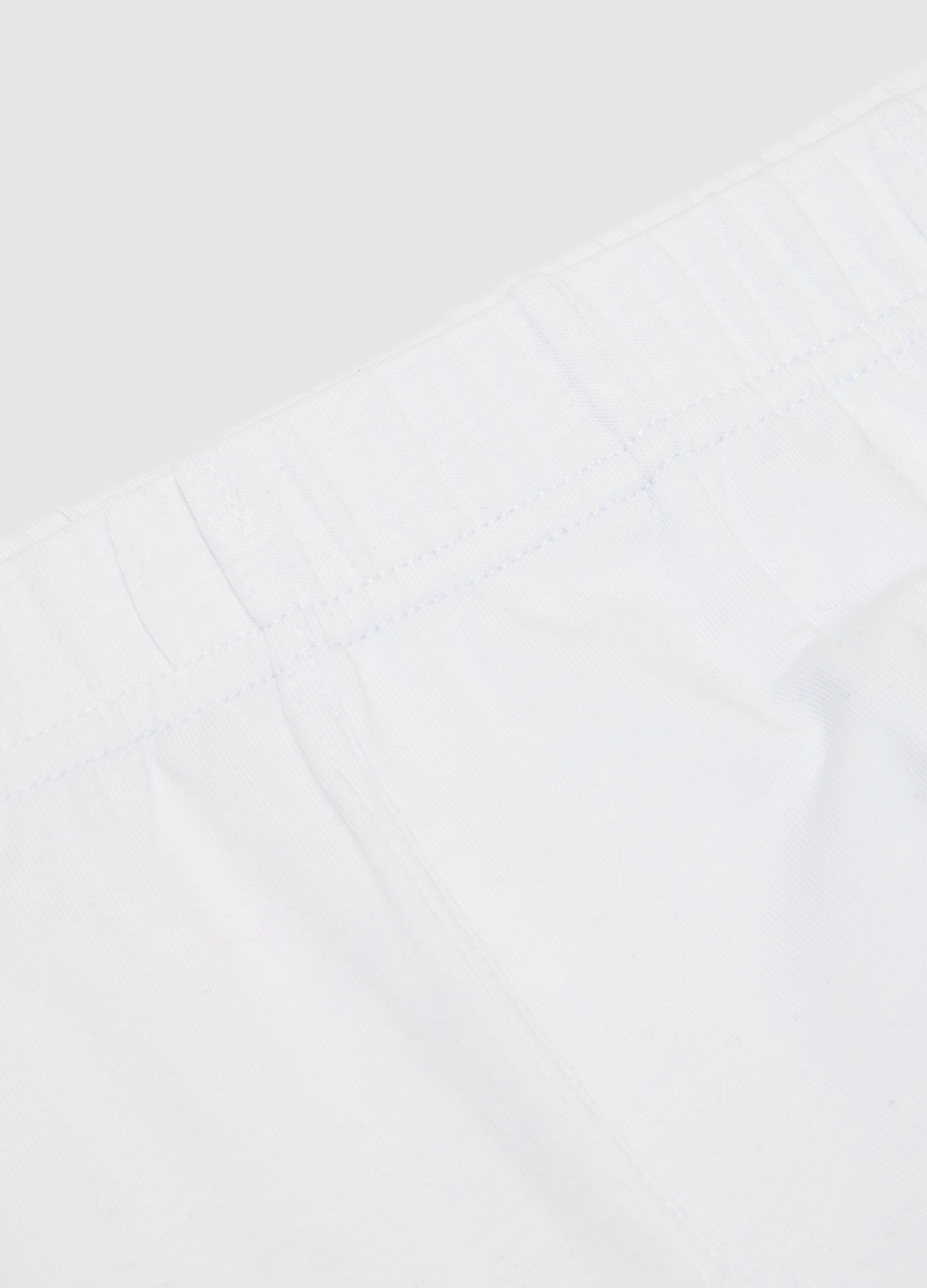 White Cotton Regular Fit Boxers