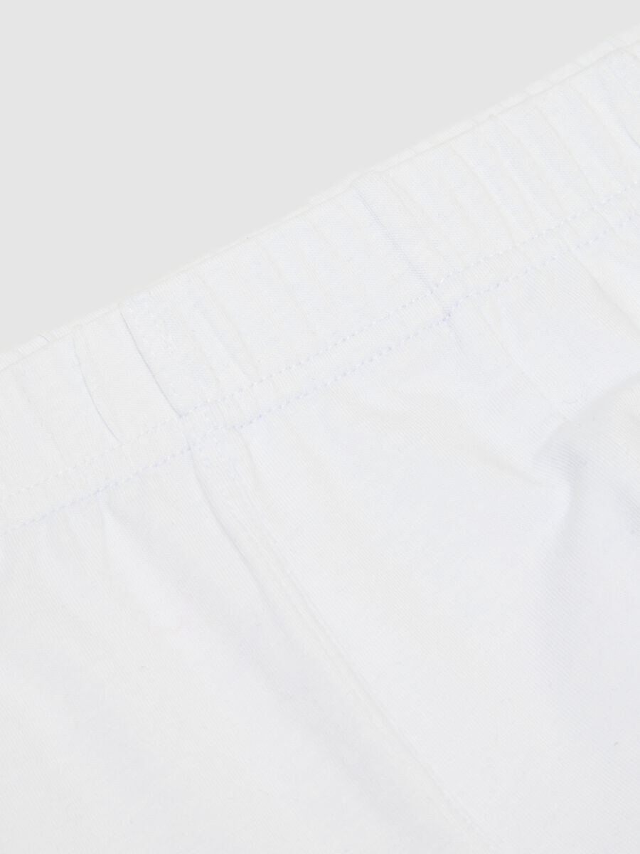 White Cotton Regular Fit Boxers_5