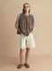 Brown Pure Cotton Sleeveless Blouse Regular Fit_1