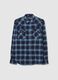 Multicolour pure cotton check shirt regular fit_4