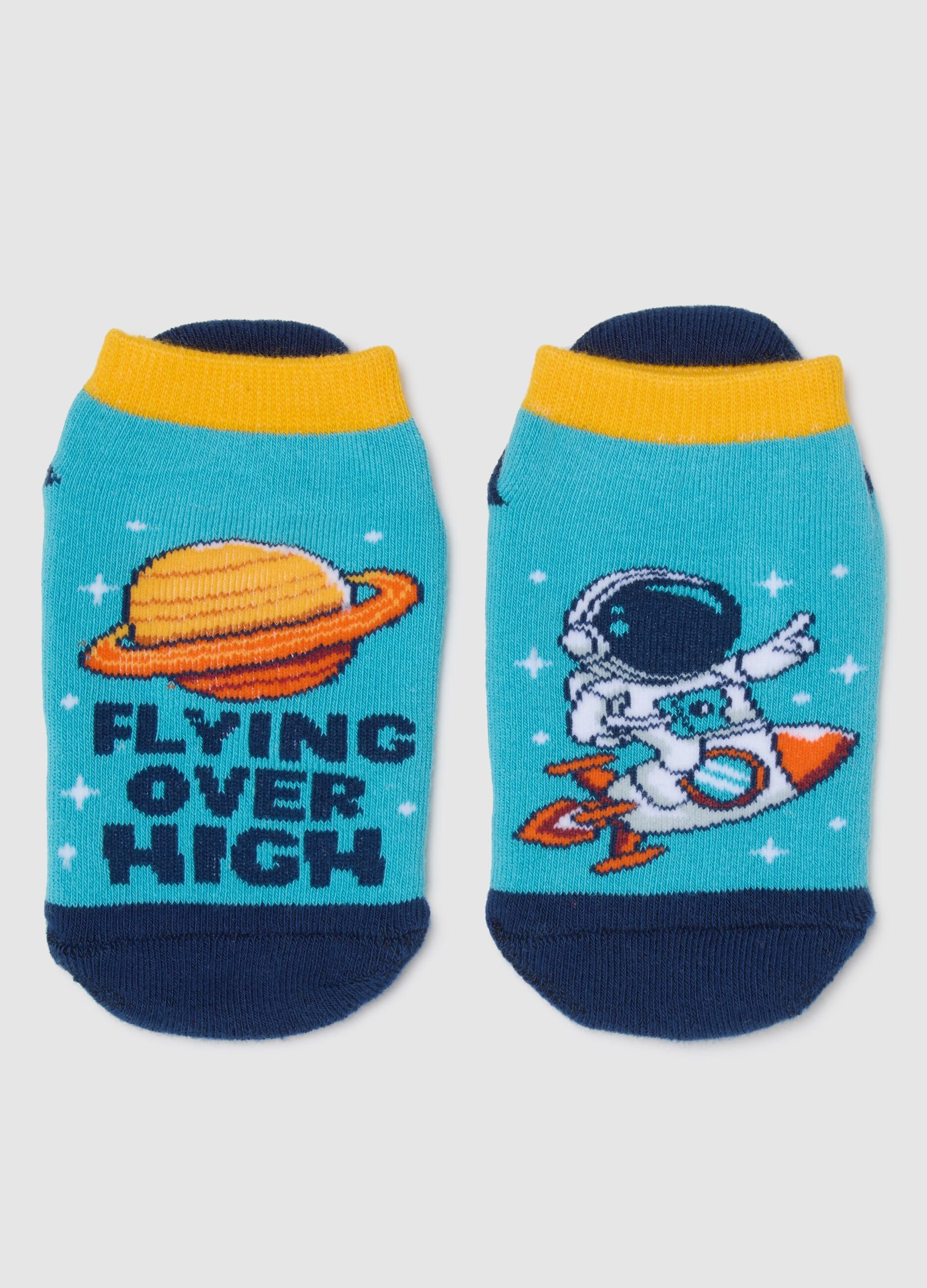 Multicoloured children's cotton blend socks