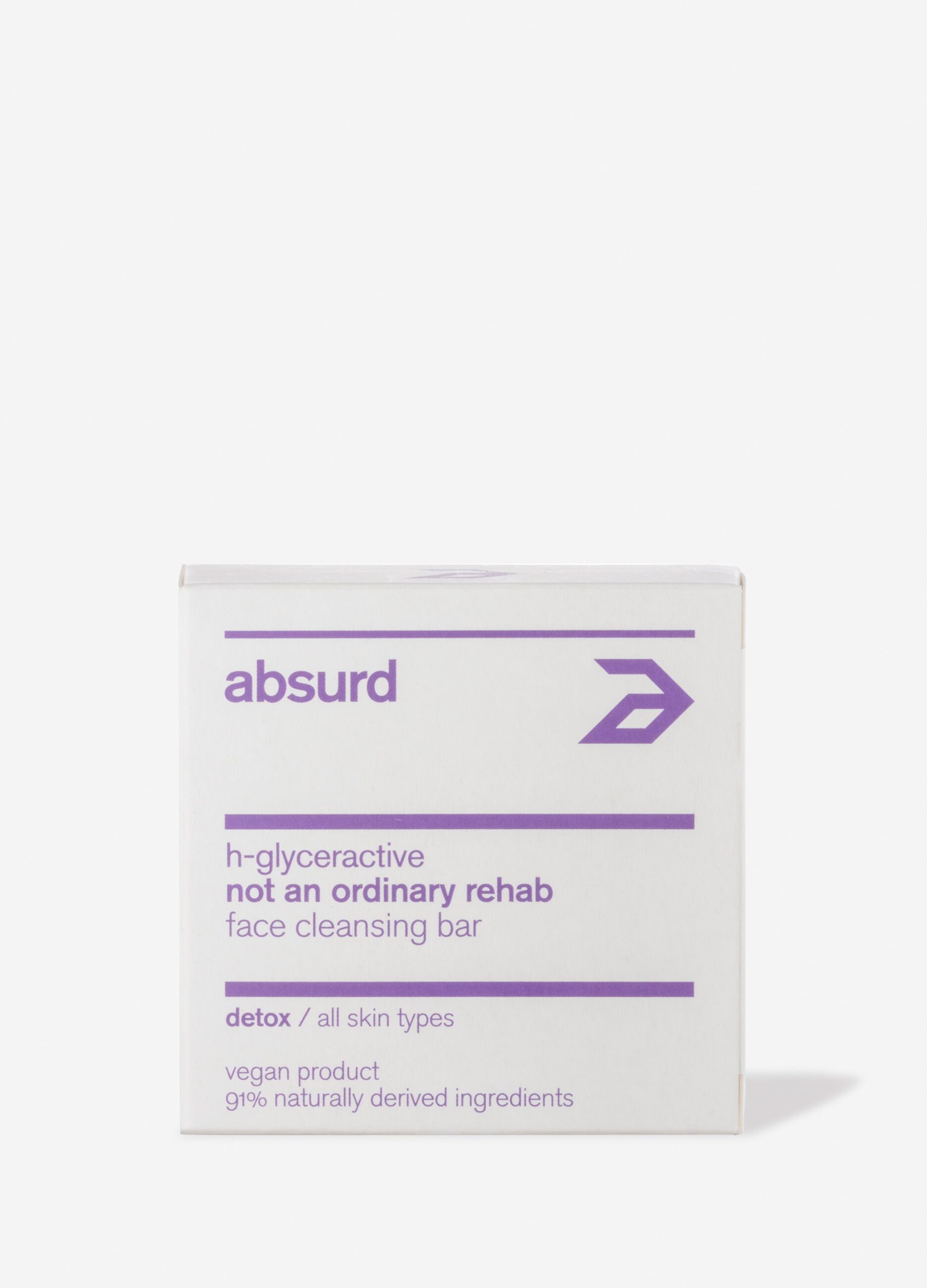 Detergente e struccante solido detox formulato con attivi detossinanti  Not an ordinary Rehab