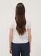 White ribbed fitted viscose-blend knit top_3