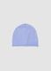 Purple stretch cotton jersey hat with Frozen print for girls_1