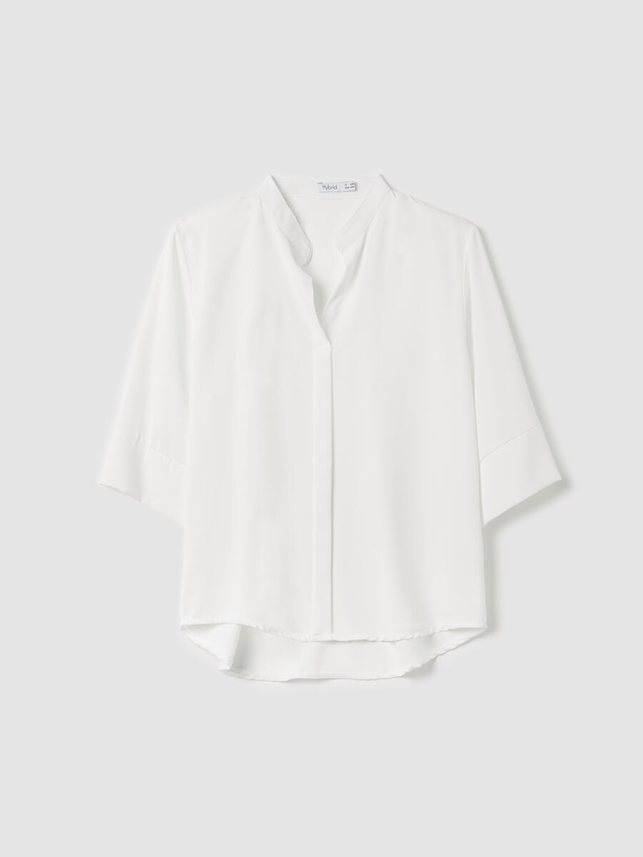Blusa con maniche a kimono_4