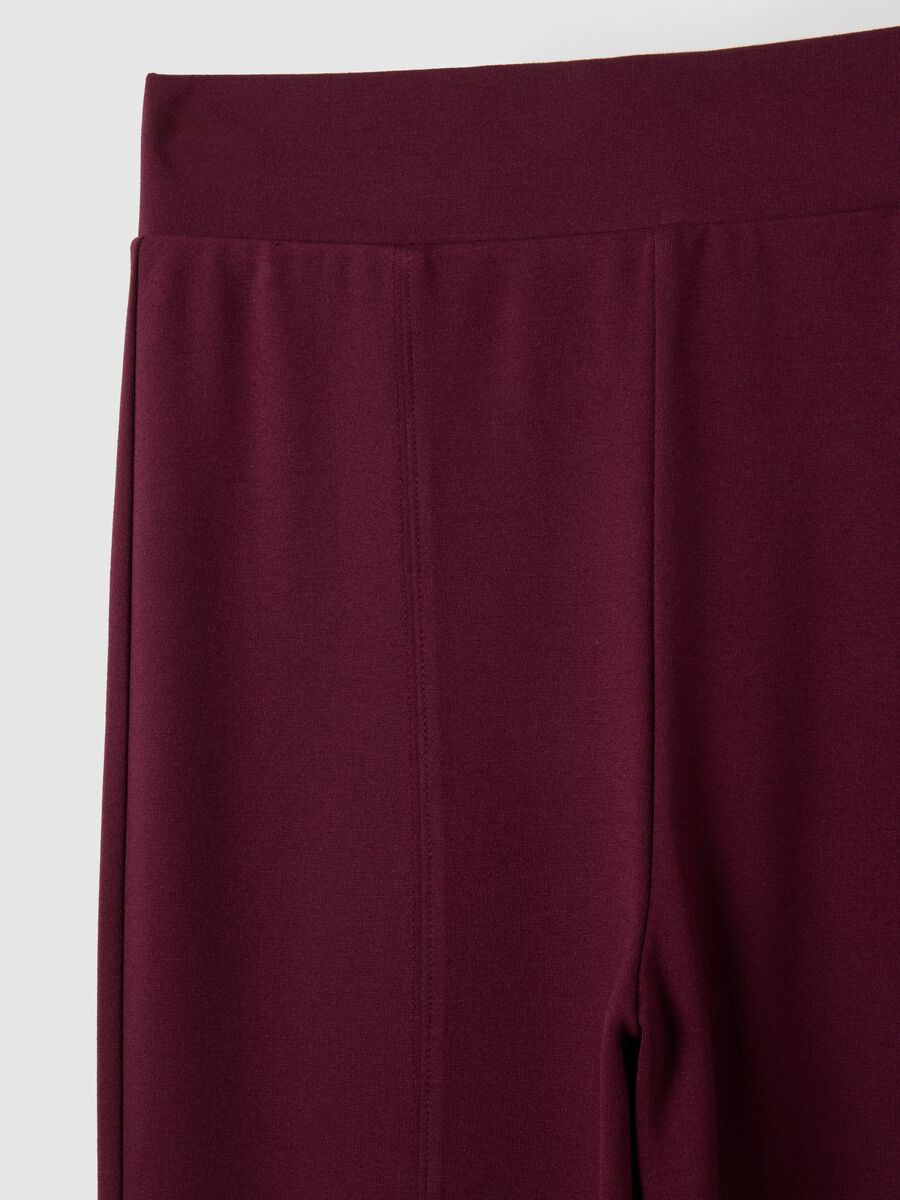 Leggings viola flare_5