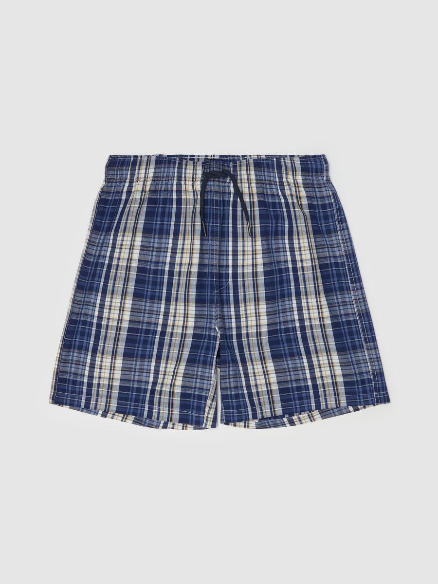 Pyjama shorts in patterned cotton_4