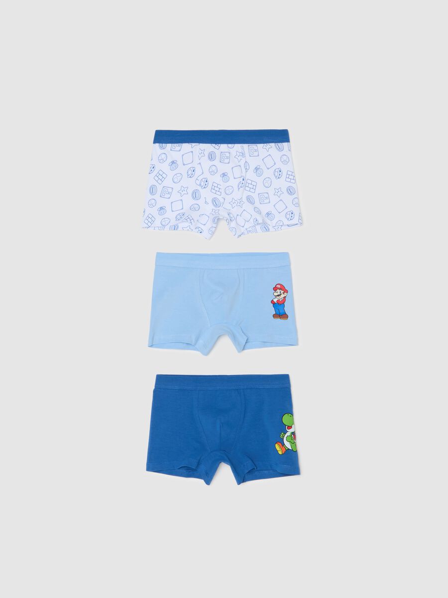 Three-pack boxer shorts with Super Mario™ print_0