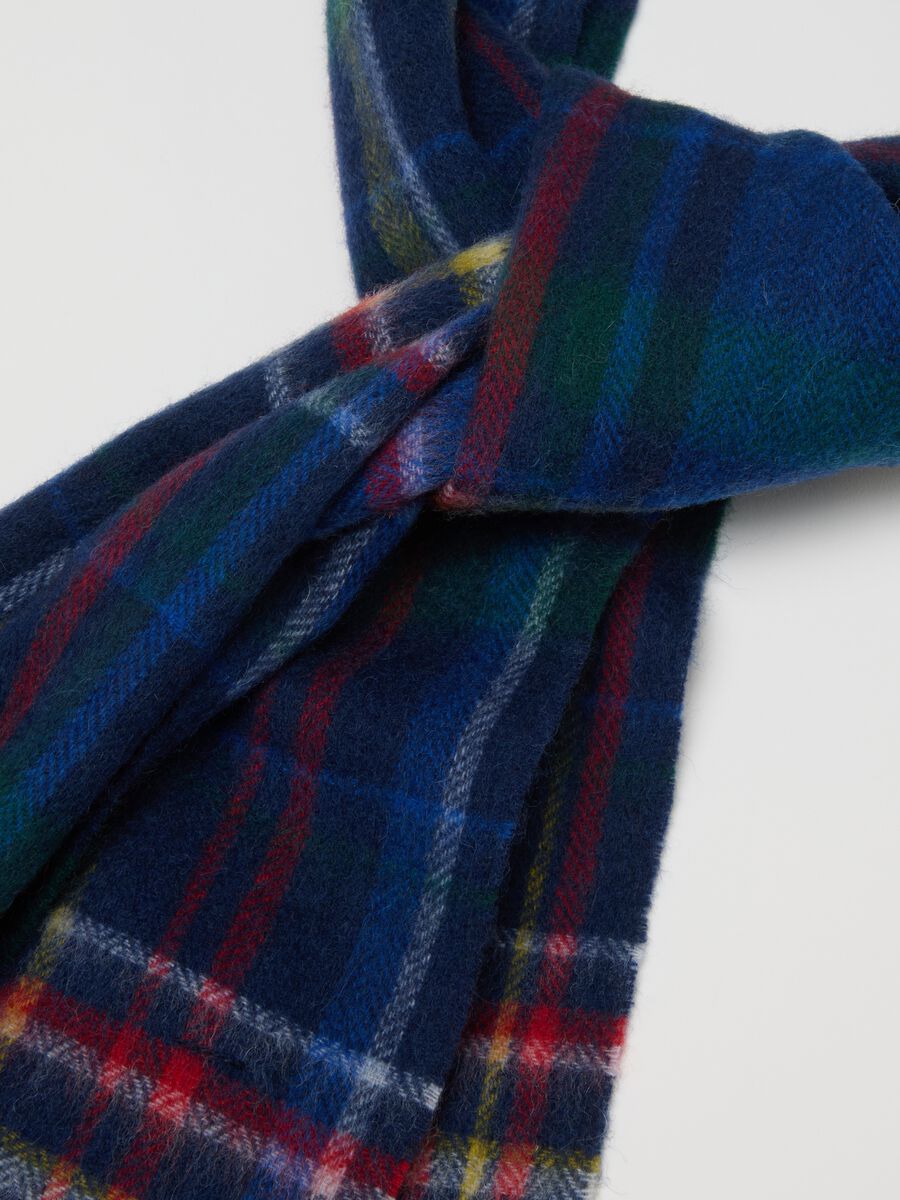 Blue Wool Scarf_1