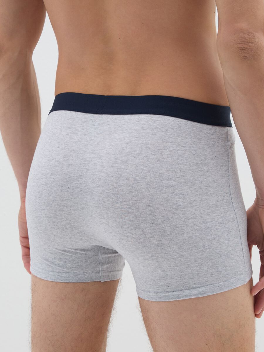Tripack boxer in cotone elasticizzato multicolor regular fit_2