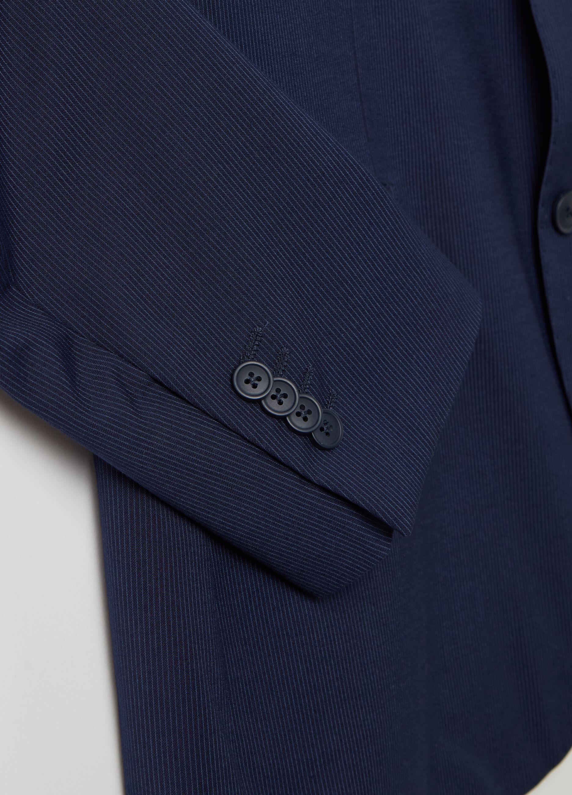 Regular-fit blazer in viscose blend