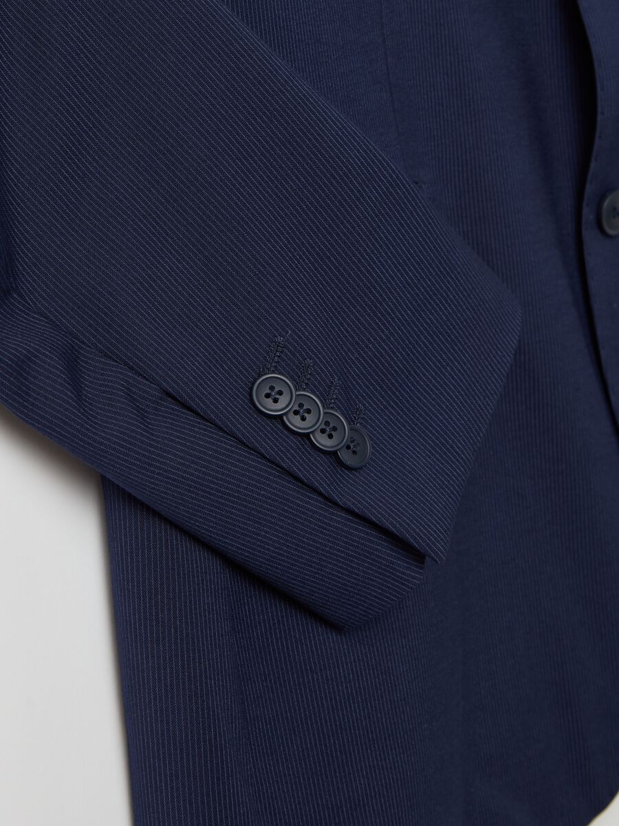 Regular-fit blazer in viscose blend_5