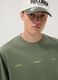 Green pure cotton short-sleeve T-shirt_0