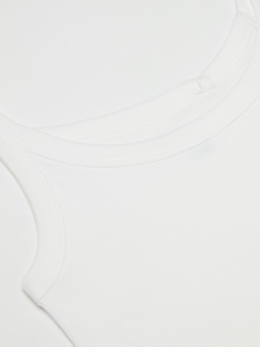 Ribbed vest with round neck_5