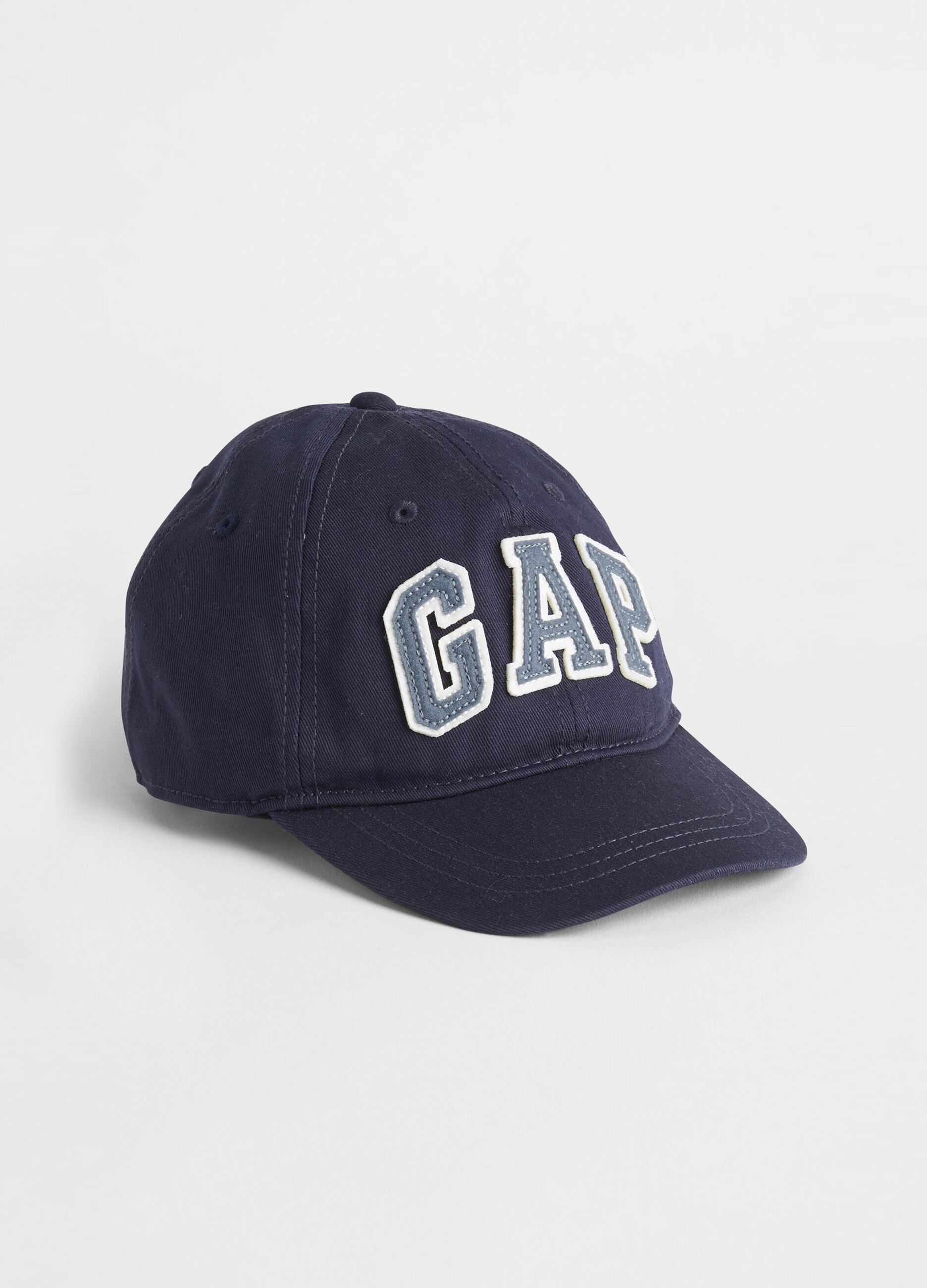 Baseball cap with logo patch