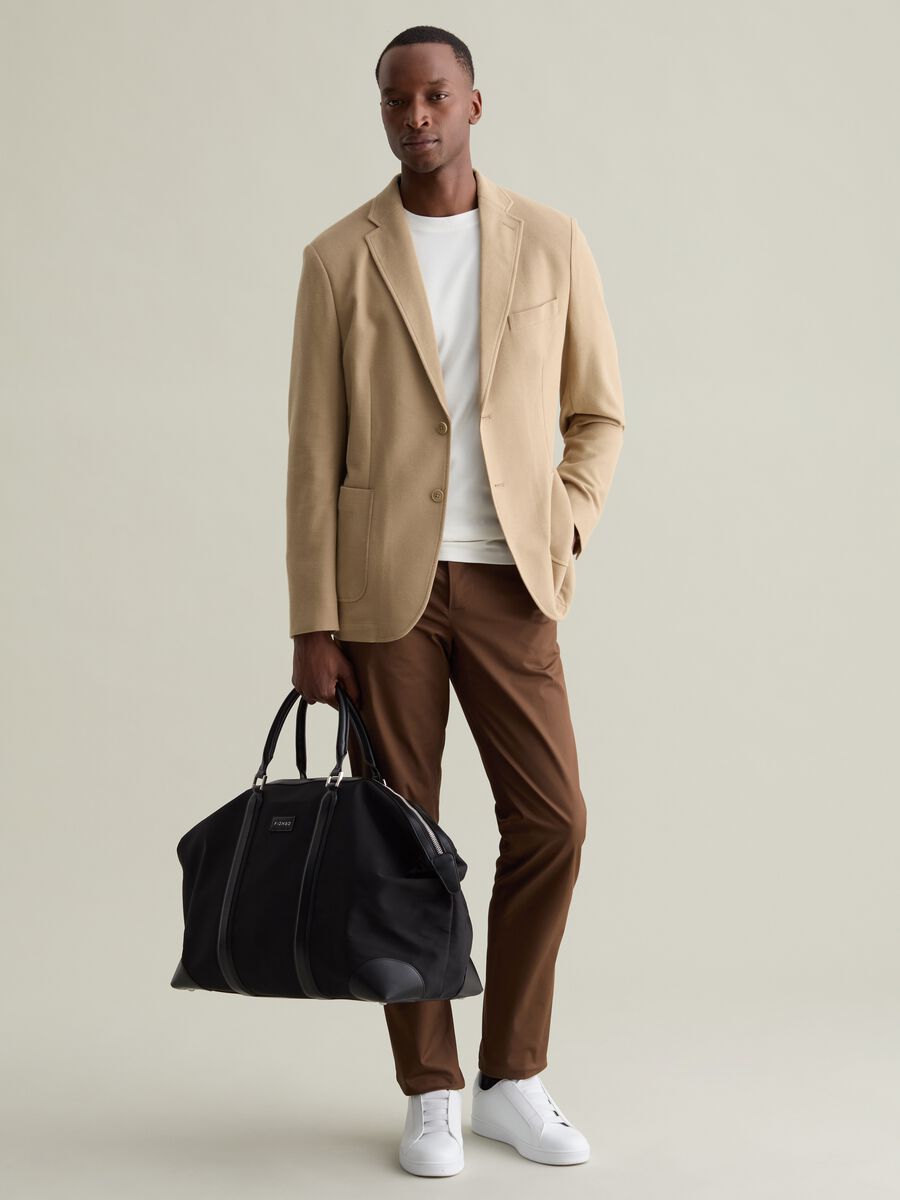 Contemporary large solid colour bag_0